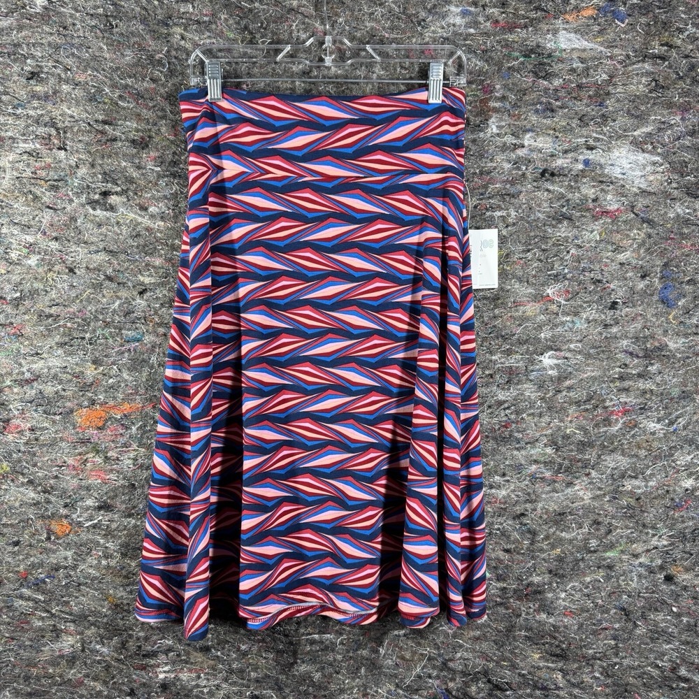 LuLaRoe Colorful Geometric Midi Skirt